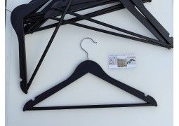 Плечики пластикові з металевим гачком 42х1см. (чорні)